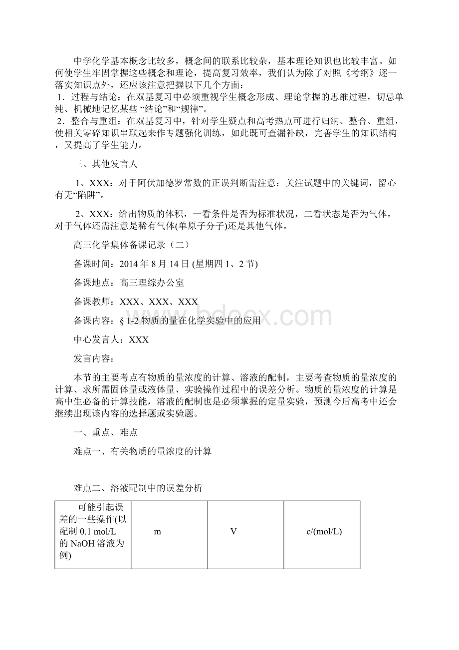 高三化学集体备课记录簿.docx_第2页