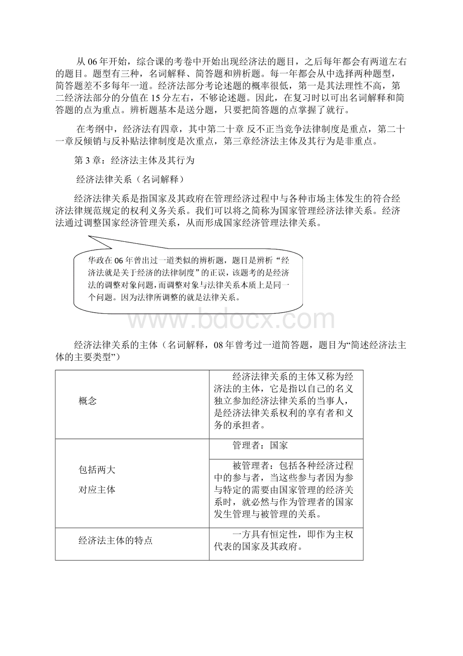 华东政法大学考研经济法笔记Word格式文档下载.docx_第3页