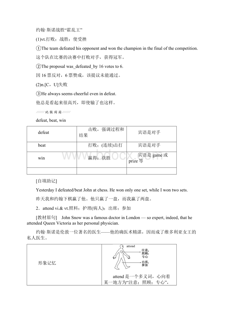 人教版高中英语必修5教师用书Unit 1 SectionⅡ Warming UpReadingLanguage Points 含答案.docx_第2页