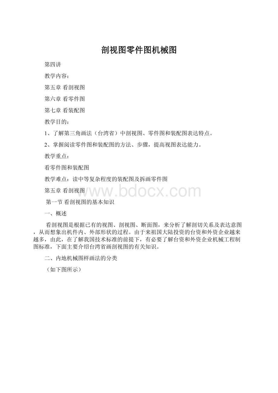 剖视图零件图机械图Word下载.docx