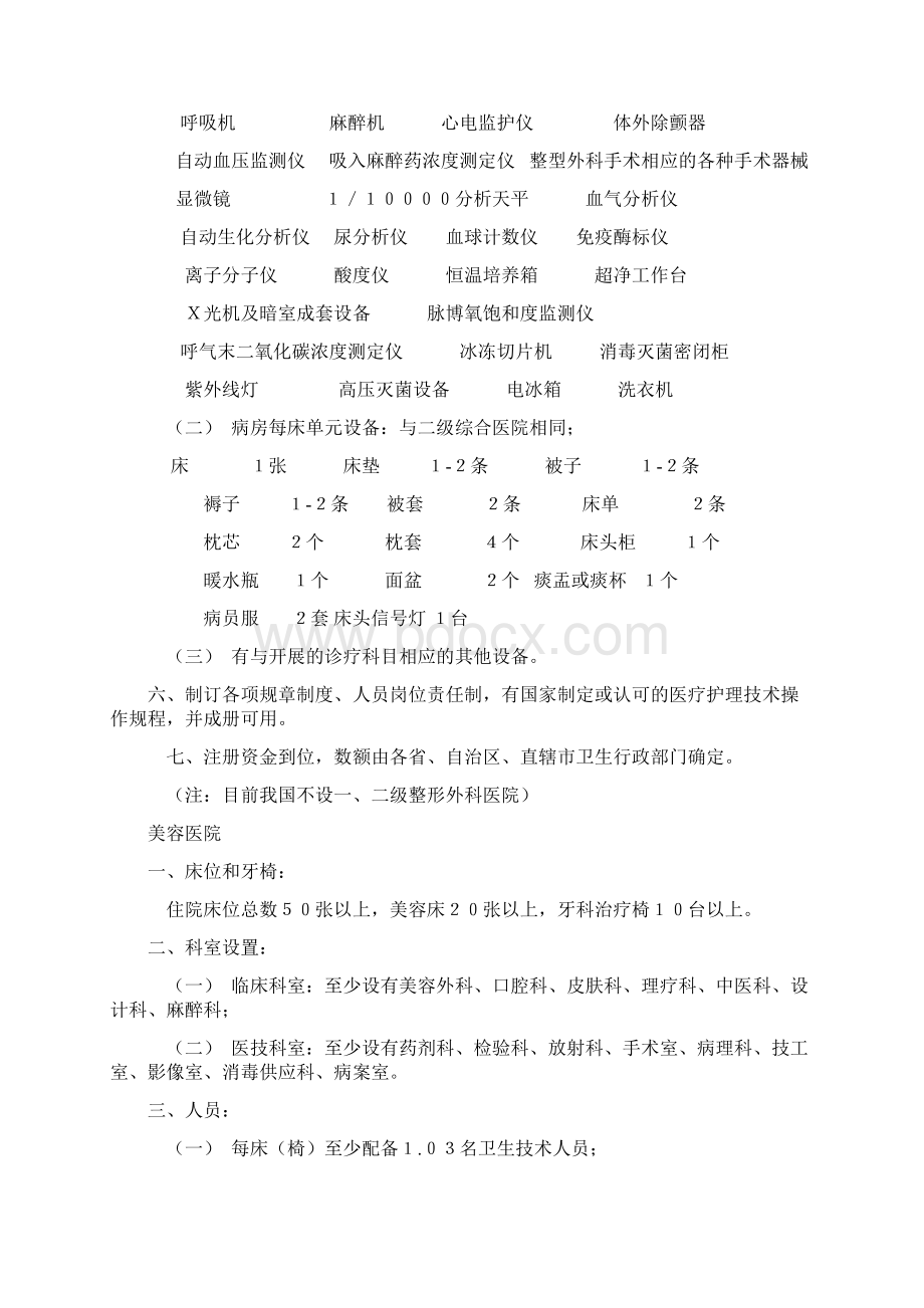 皮肤病医院基本标准.docx_第3页