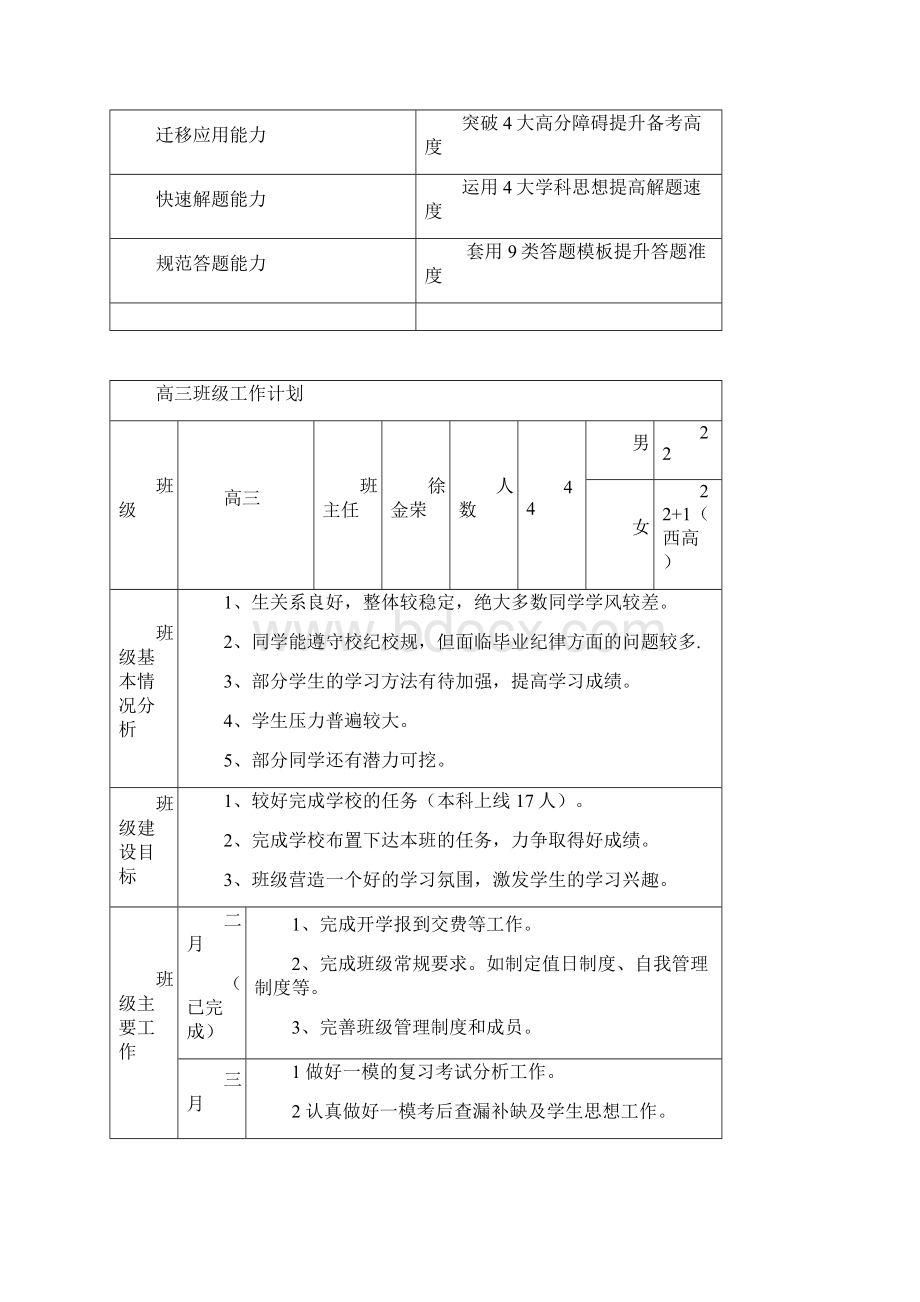 高三班任课教师会议Word文档下载推荐.docx_第3页