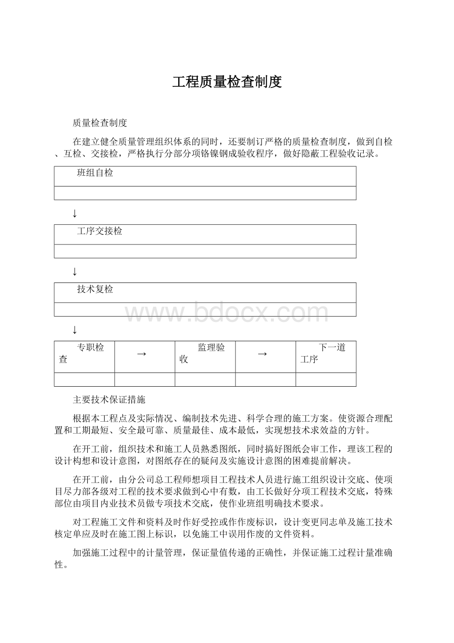 工程质量检查制度.docx