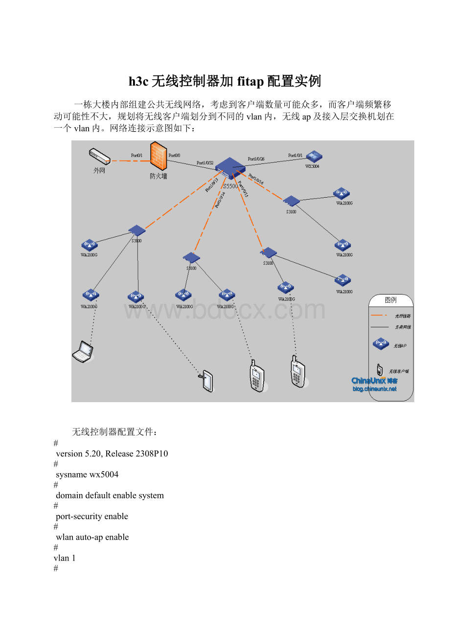 h3c无线控制器加fitap配置实例.docx