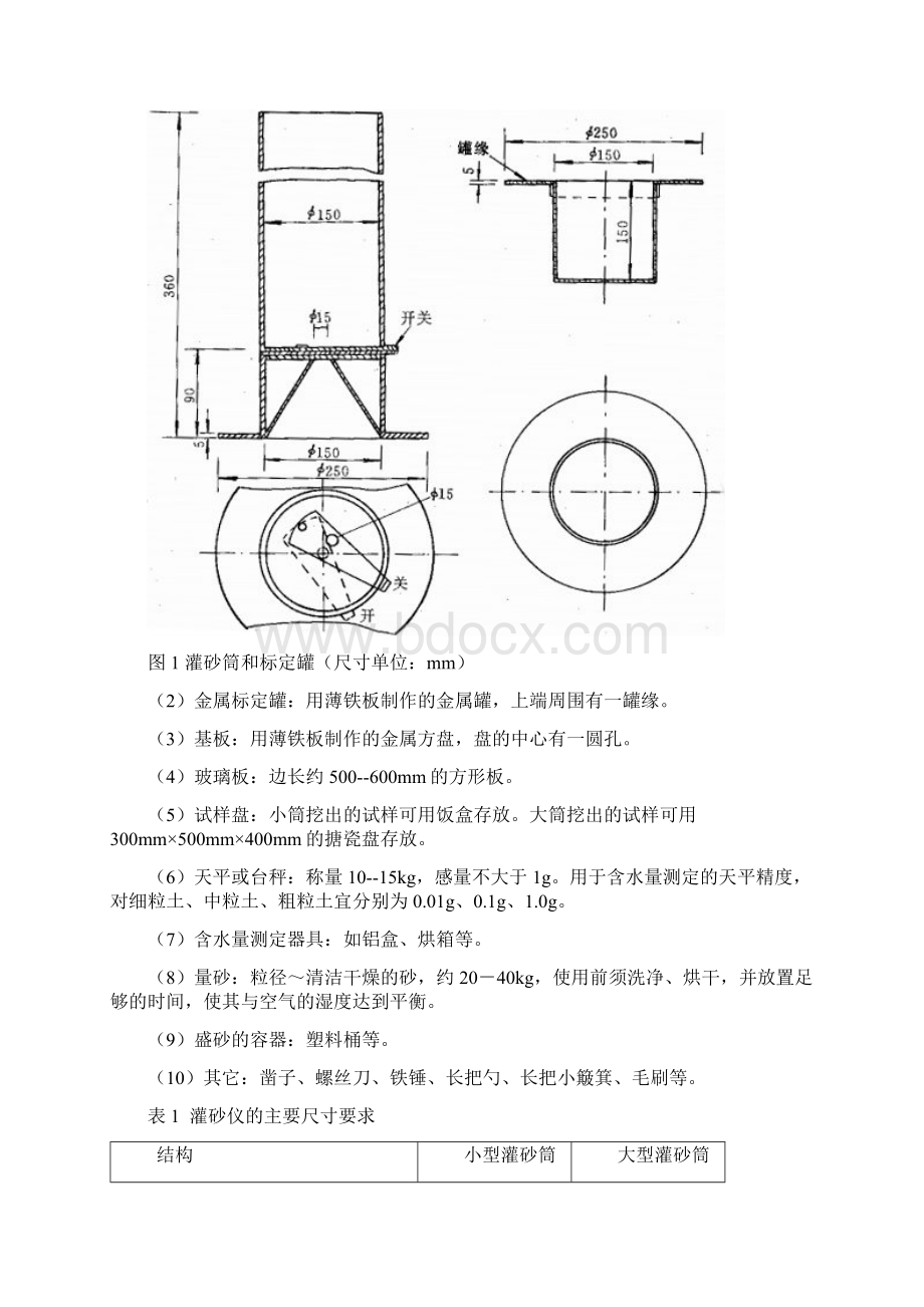 灌砂法测定压实度实验规程.docx_第2页