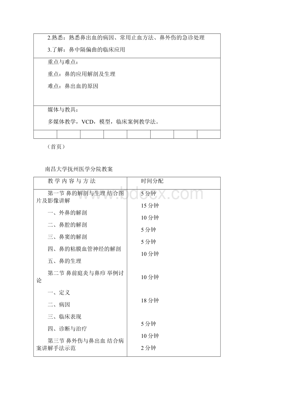 临床专业鼻的解剖与生理 鼻部疾病1教案Word格式.docx_第3页