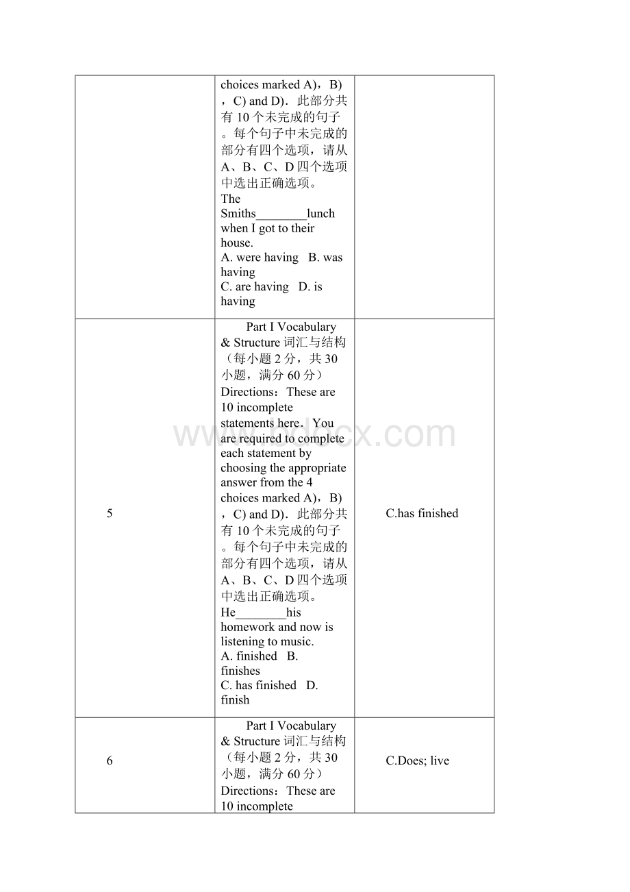 北京师范大学网络教育教学专科英语二作业答案Word格式文档下载.docx_第3页