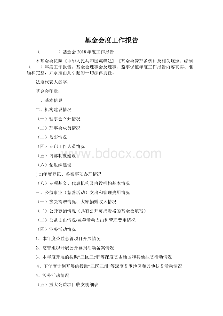 基金会度工作报告.docx_第1页