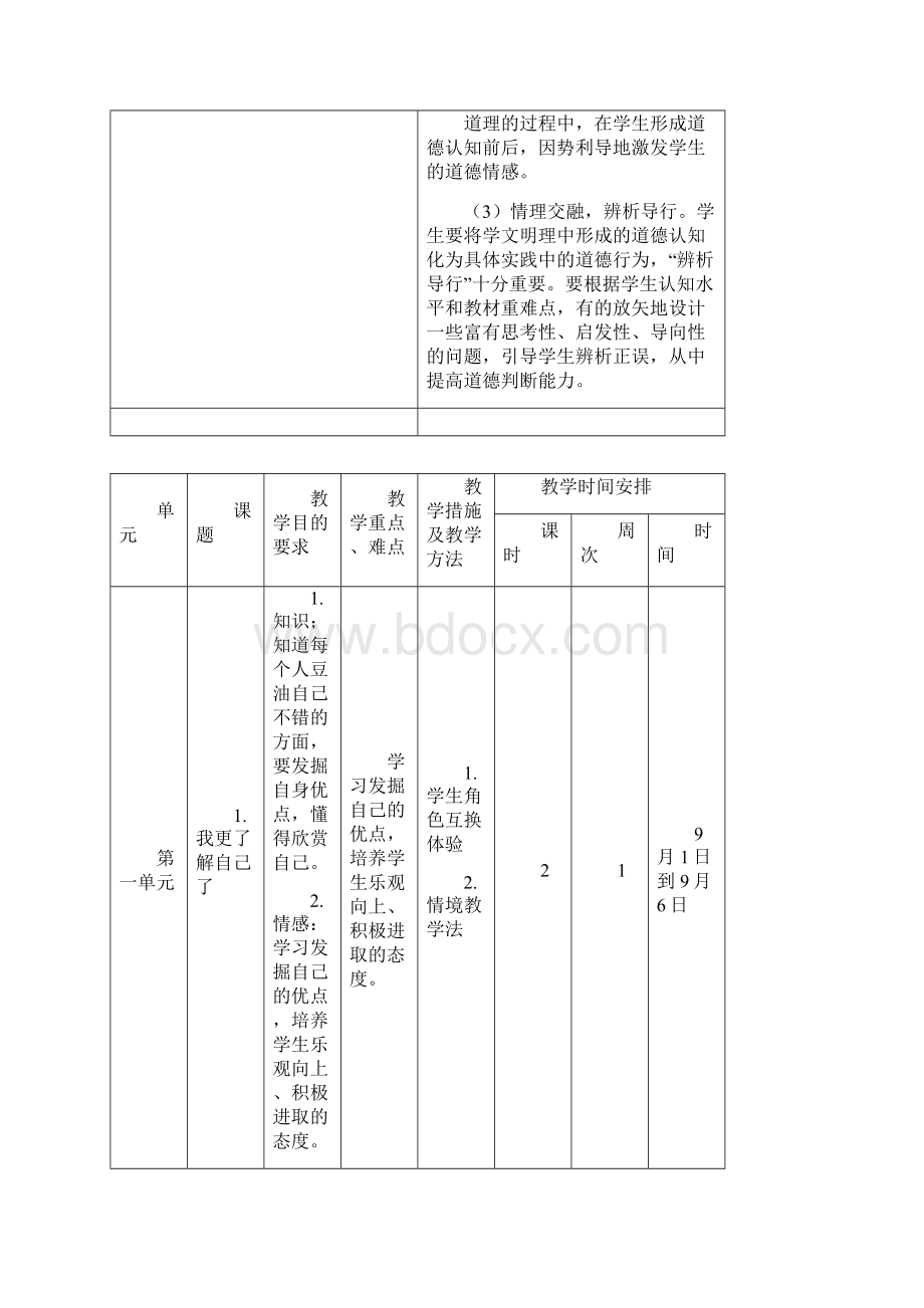 五年级上册道德和法治教学计划Word文档下载推荐.docx_第3页