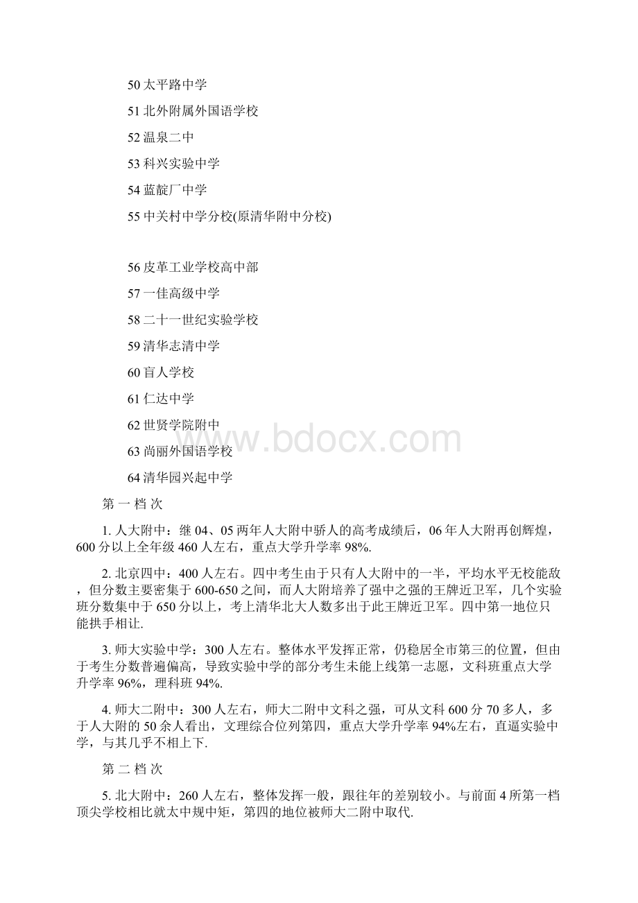 市海淀区中学排名.docx_第3页