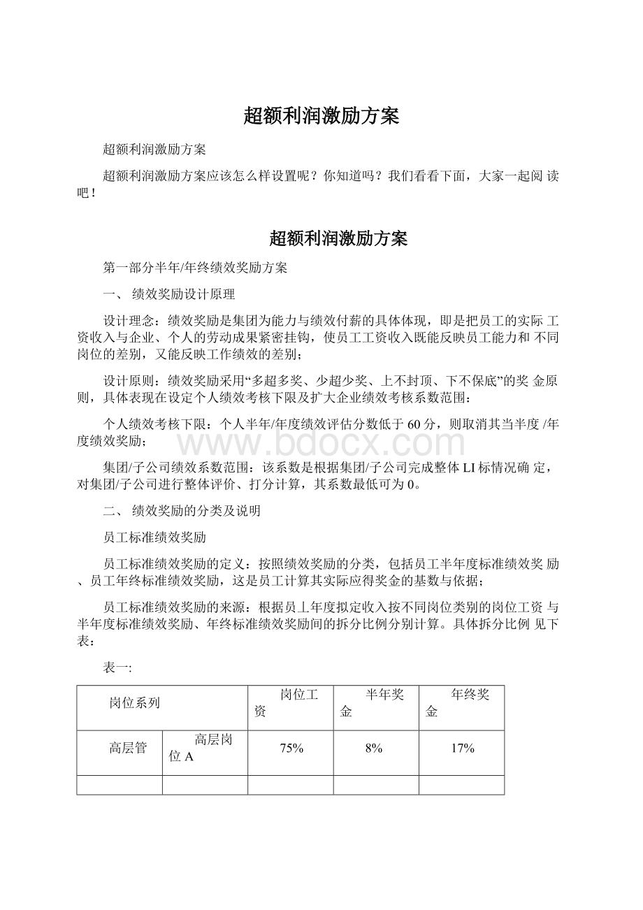 超额利润激励方案.docx_第1页