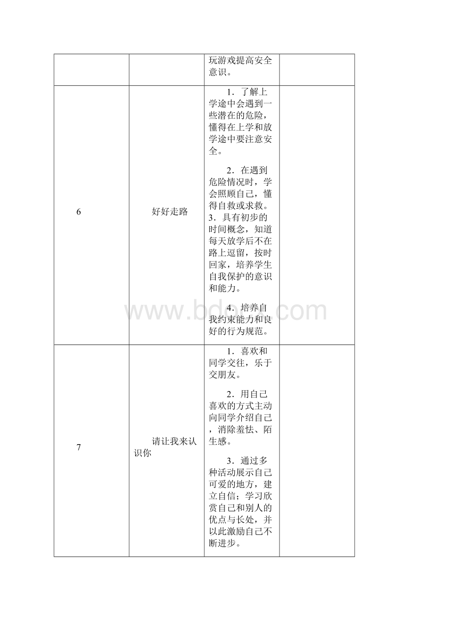 最新一年级上册道德与法治全册教案.docx_第3页