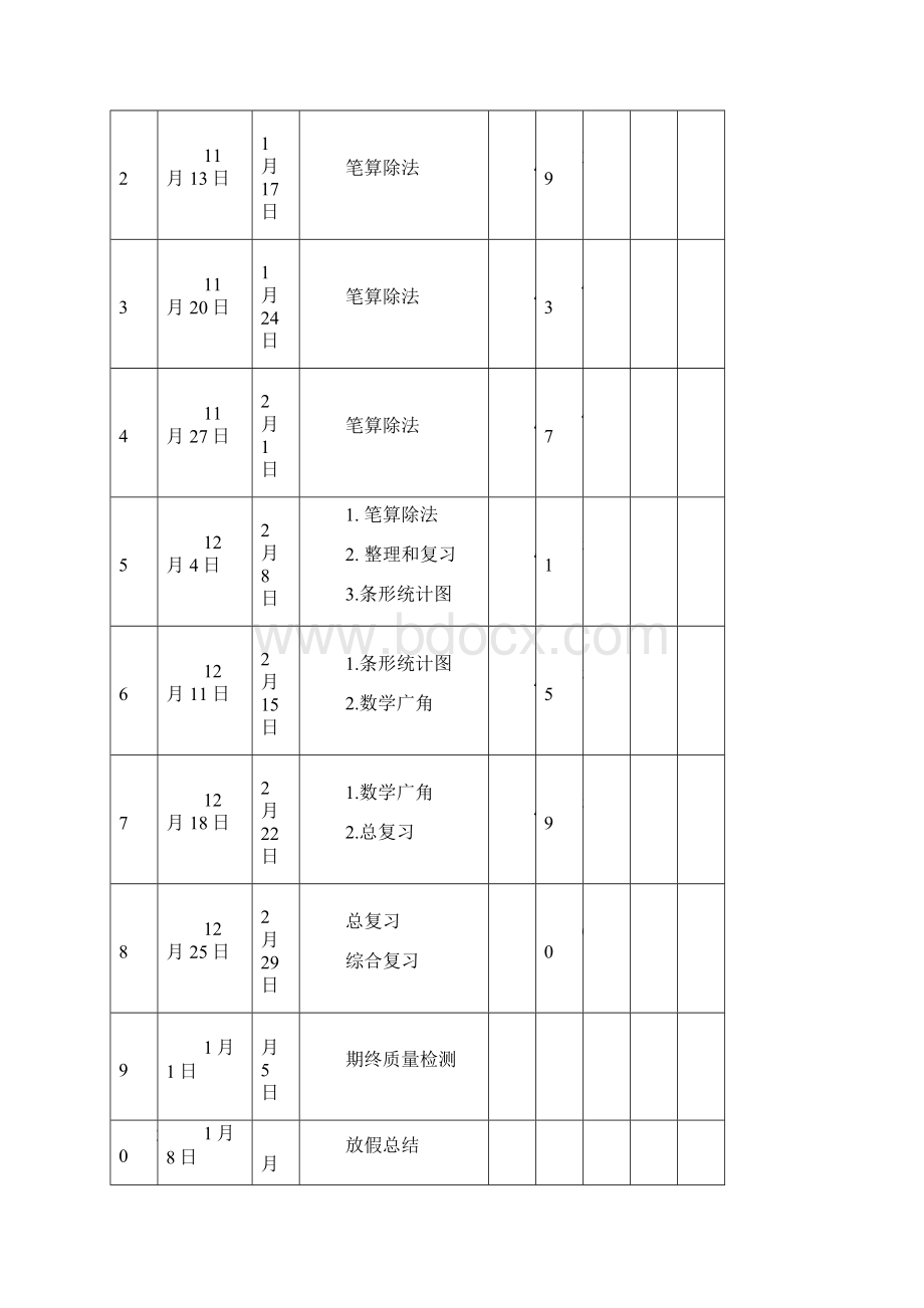 四上数学进度及第一单元Word下载.docx_第3页