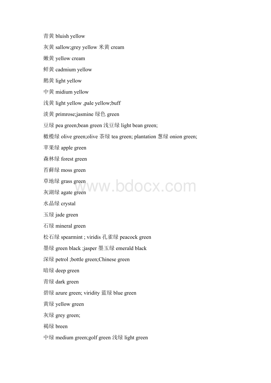 颜色英文对照Word格式.docx_第3页