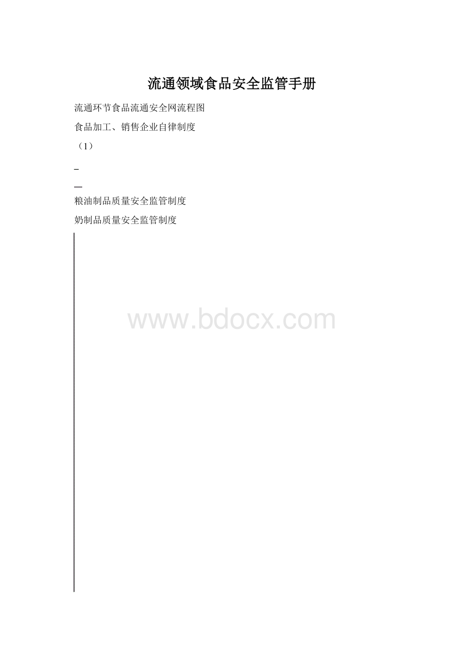 流通领域食品安全监管手册.docx