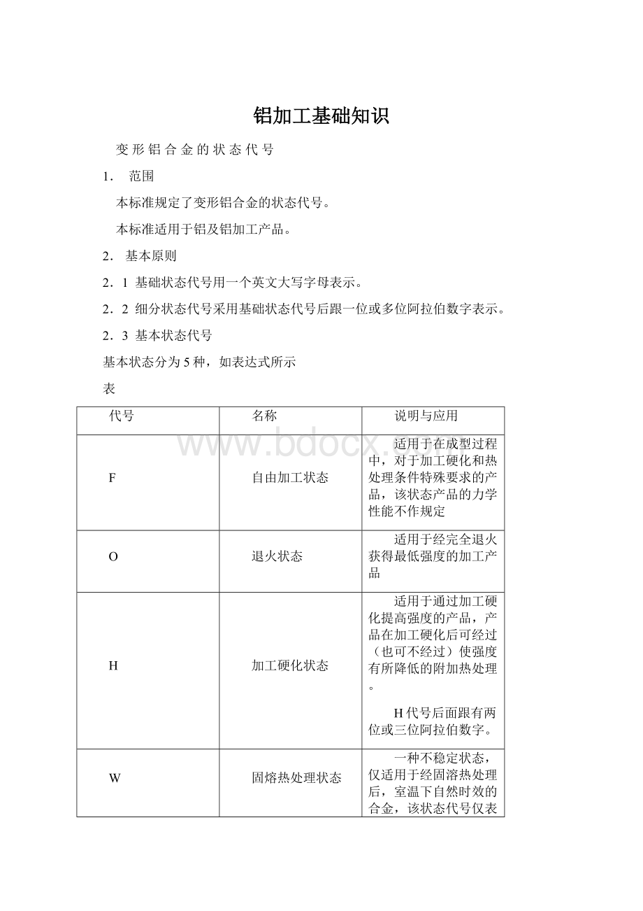 铝加工基础知识.docx