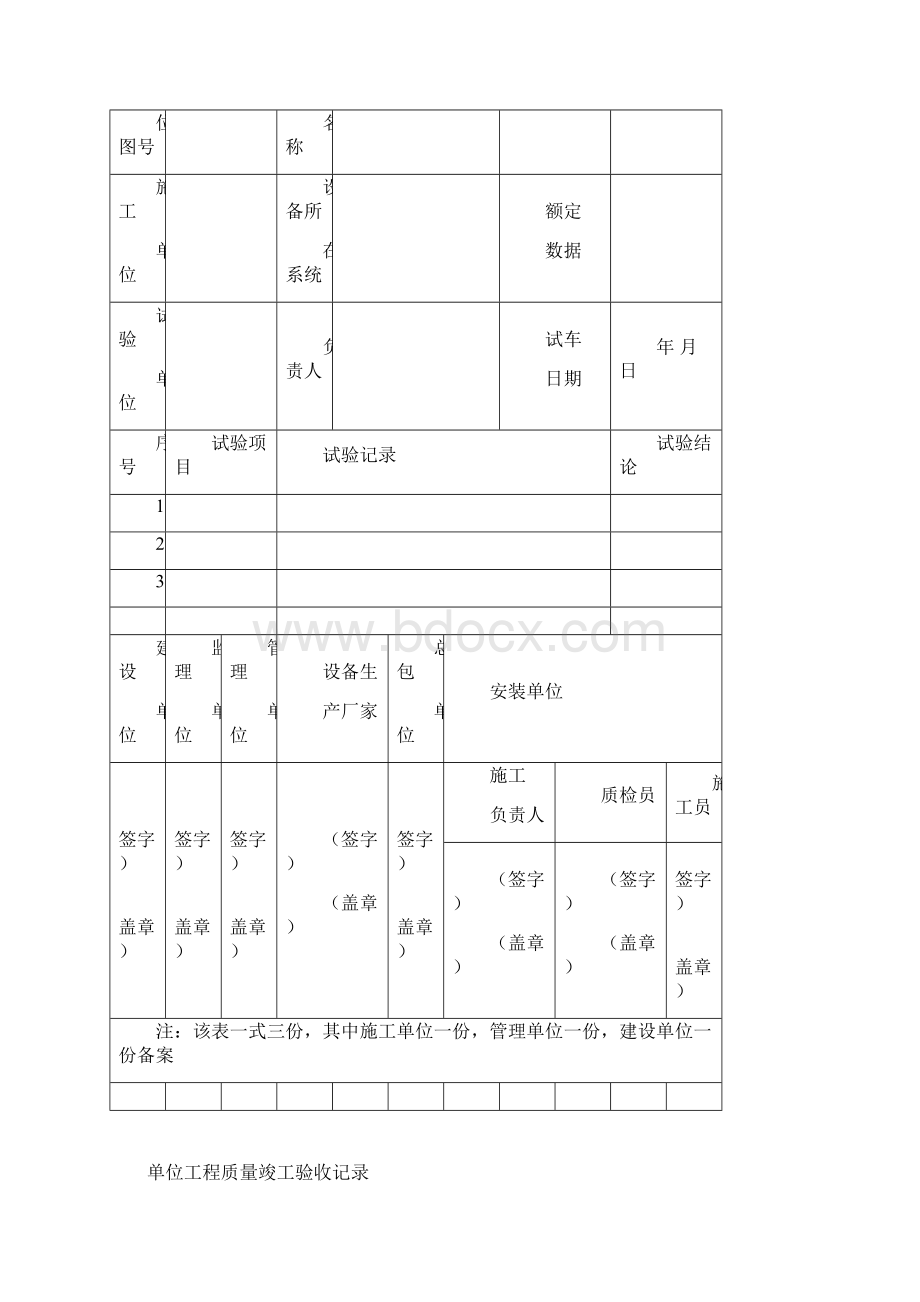 城市污水处理厂工程质量验收记录表全套表格Word文件下载.docx_第3页