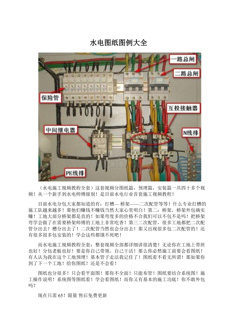 水电图纸图例大全Word文件下载.docx