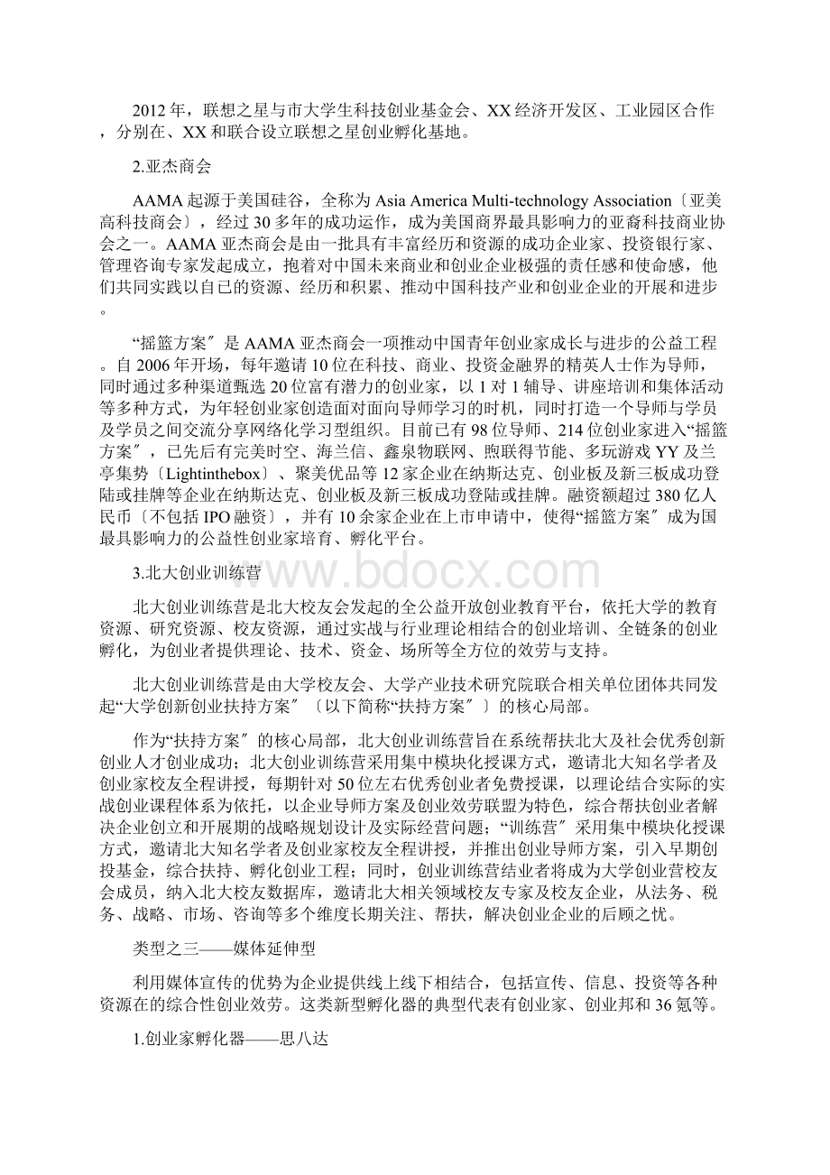 众创空间常见的五种类型Word文档下载推荐.docx_第3页