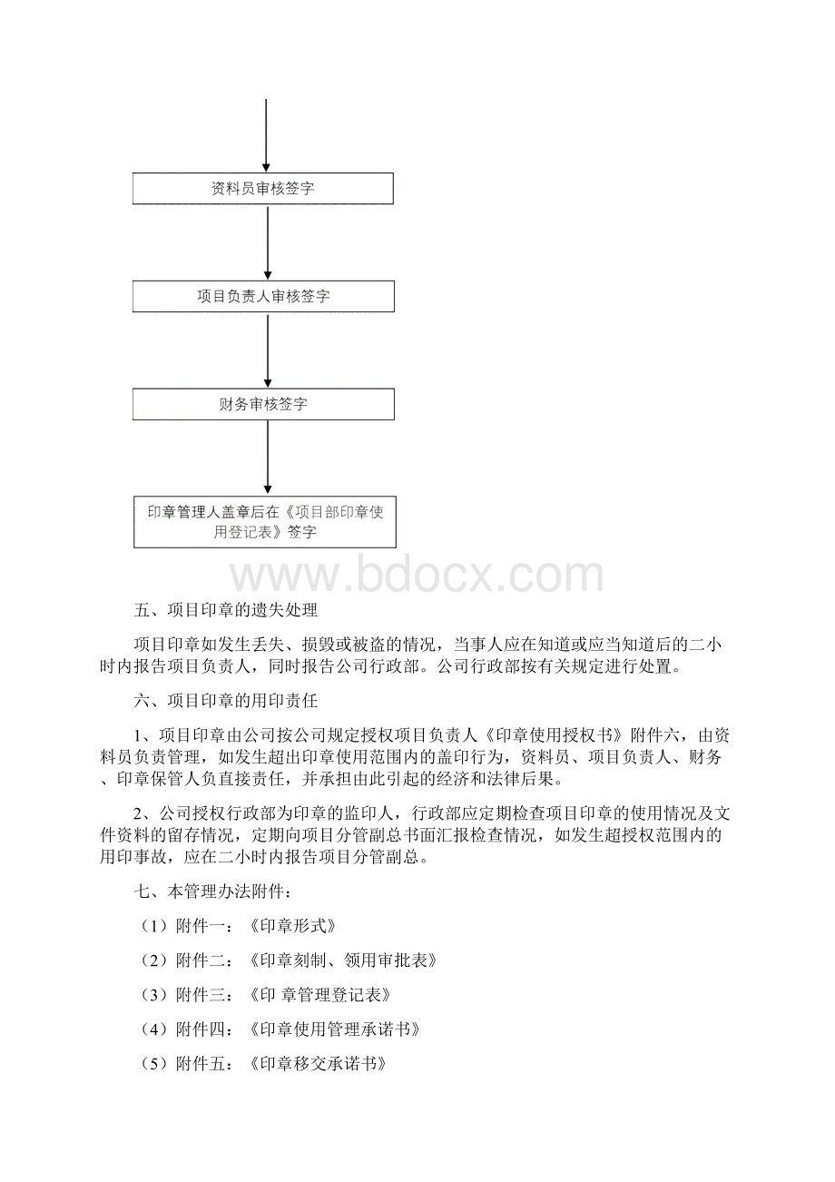 建筑工程项目方案部印章管理解决方法办法.docx_第3页