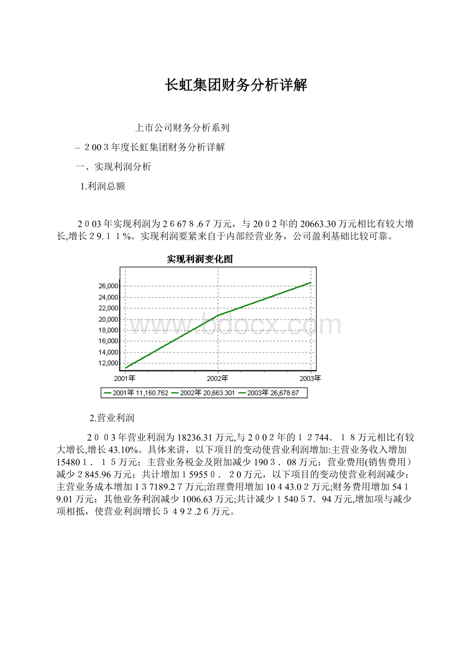 长虹集团财务分析详解Word下载.docx_第1页