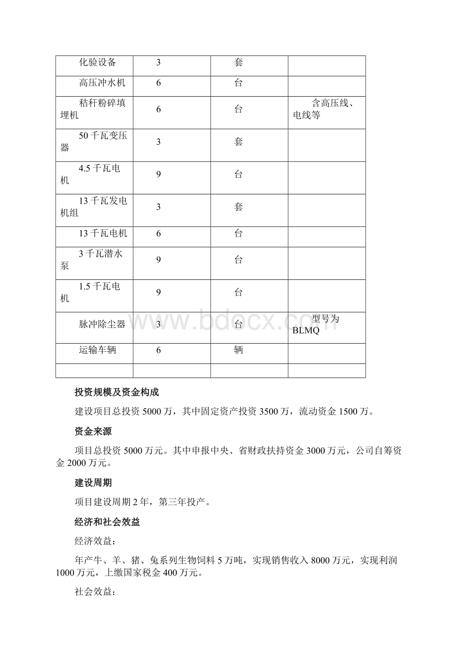 秸秆饲料加工处理与利用工程项目可行性研究报告.docx_第3页