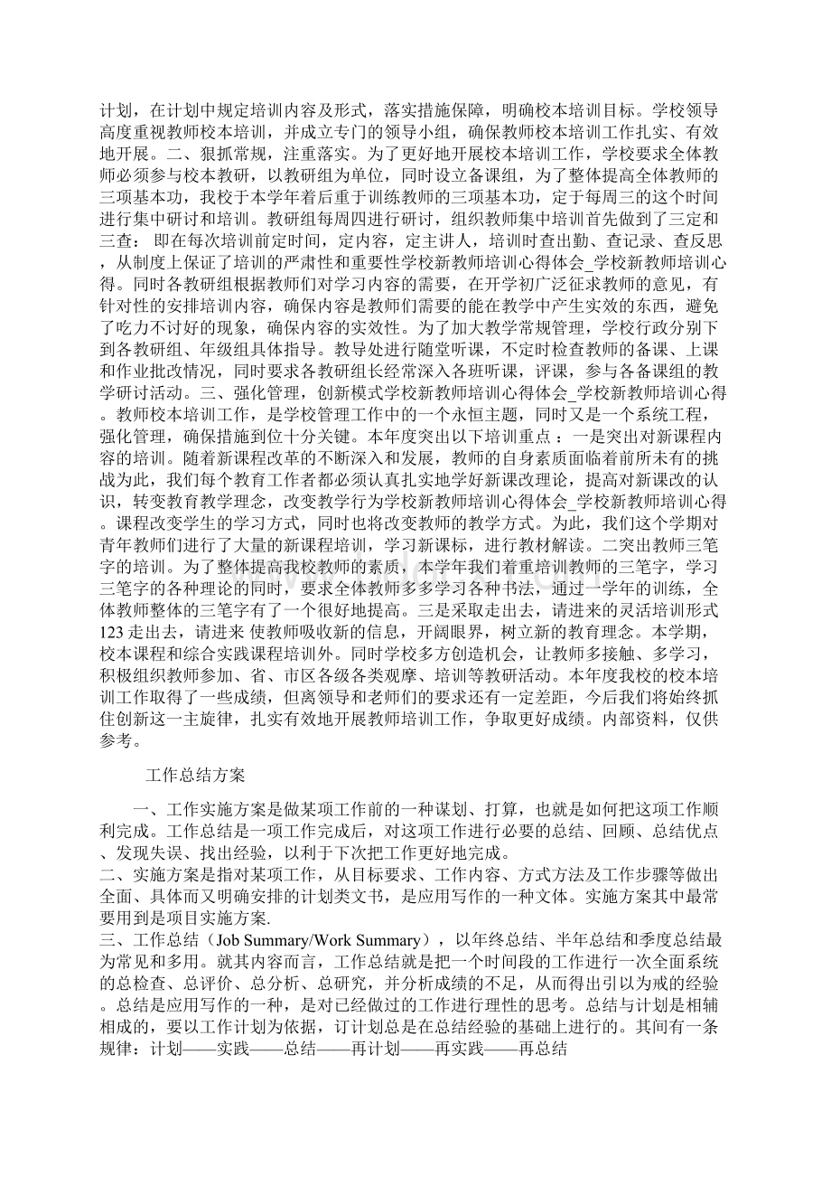 可打印学校新教师培训心得体会学校新教师培训心得.docx_第3页