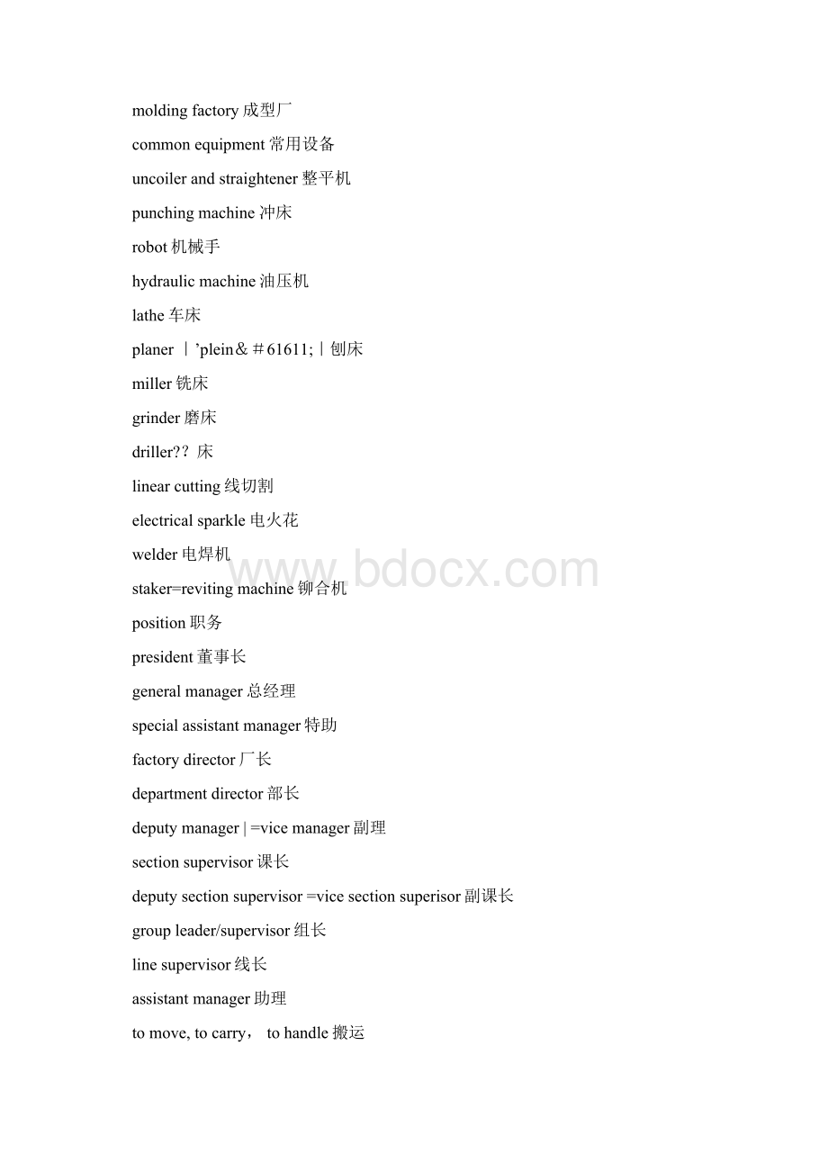 工程师常用中英文对照表English.docx_第3页