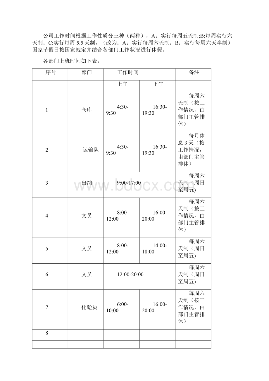 人事考勤管理制度之欧阳化创编Word文档下载推荐.docx_第2页