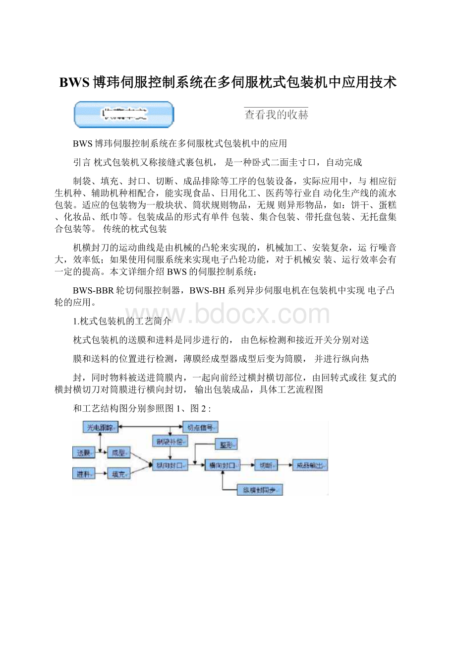 BWS博玮伺服控制系统在多伺服枕式包装机中应用技术.docx_第1页