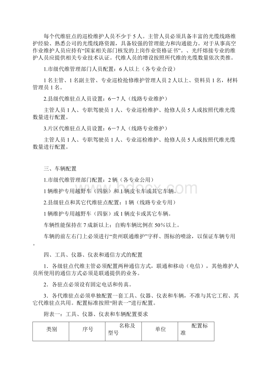 光缆线路代维技术规范书Word格式.docx_第2页