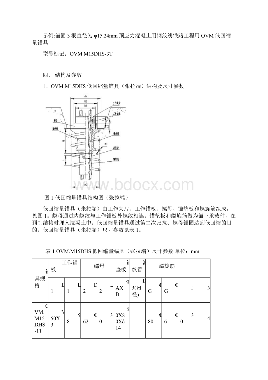 完整版预应力钢绞线低回缩量锚固体系工作机理锚具附图及参数Word文档格式.docx_第3页