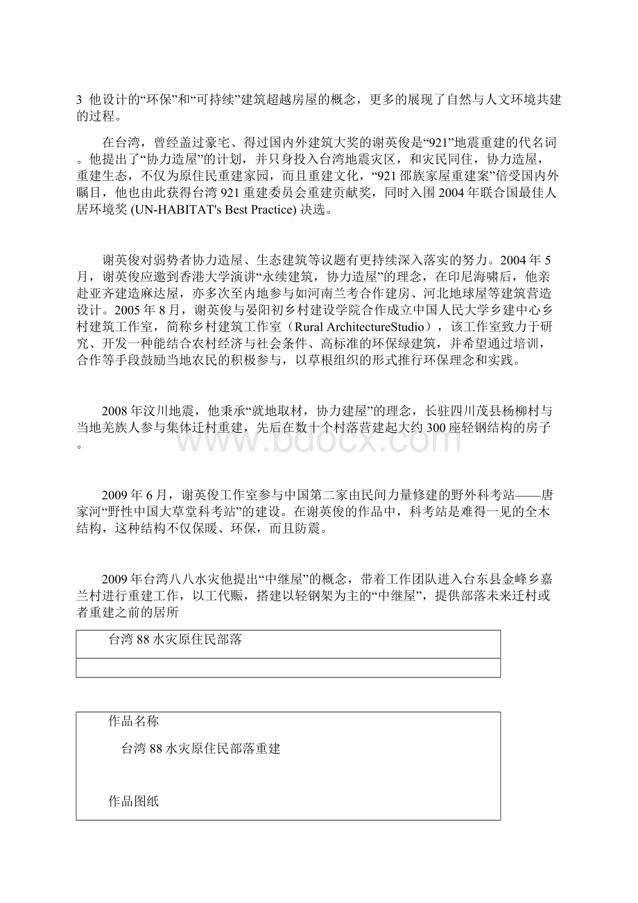 谢英俊老师的建筑实践.docx_第2页