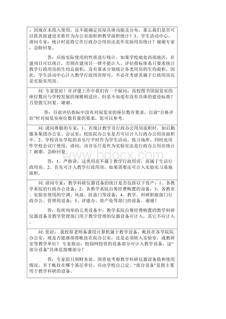 本科教学工作合格评估答疑教学条件与利用.docx_第2页