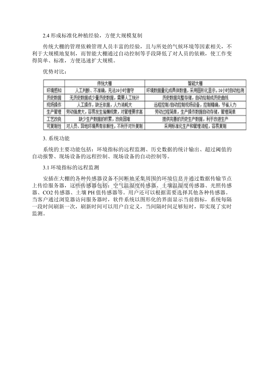 农业物联网智能大棚解决方案.docx_第3页