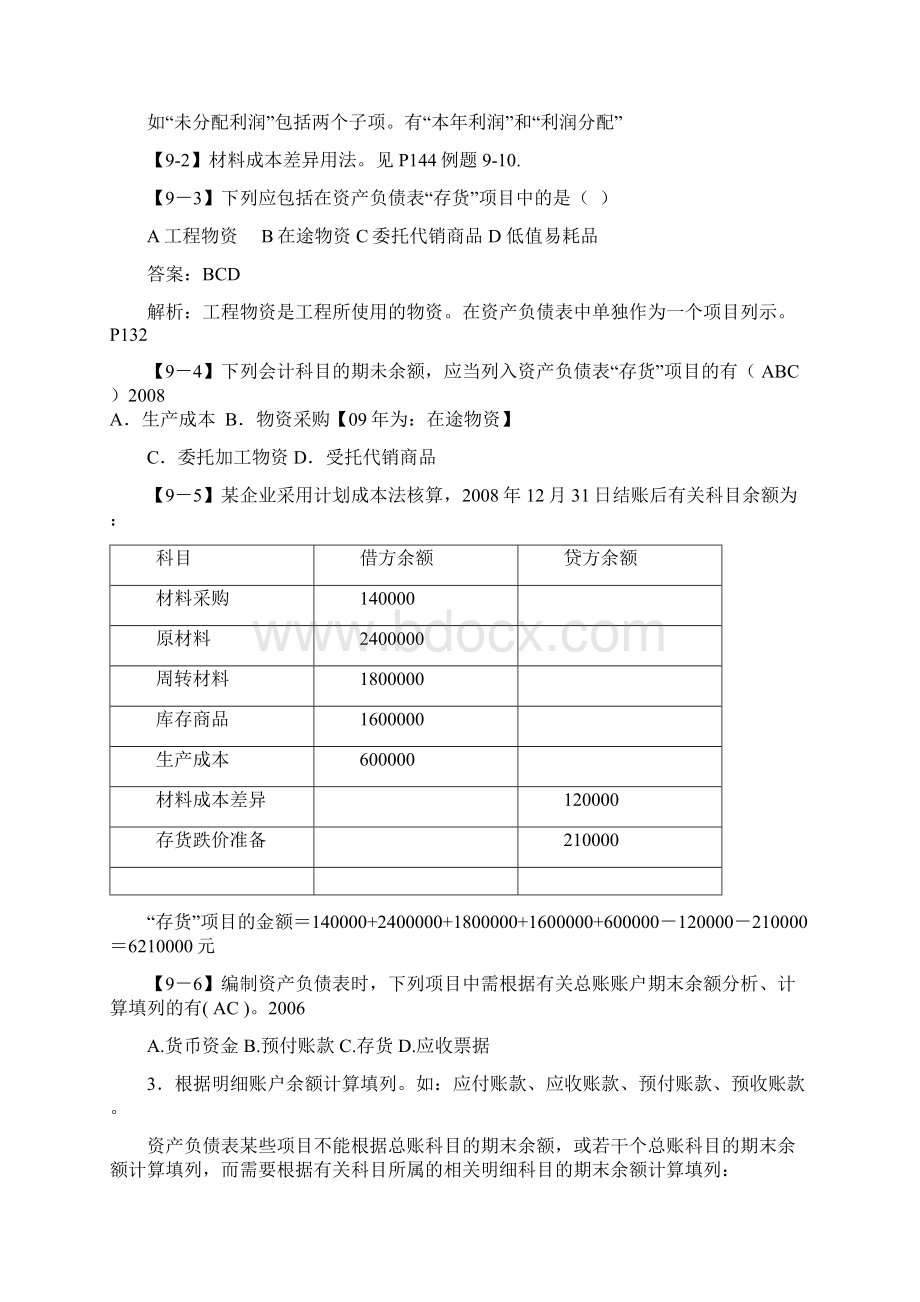 株洲会计继续教育网上考试答案财会报表 1Word格式文档下载.docx_第3页