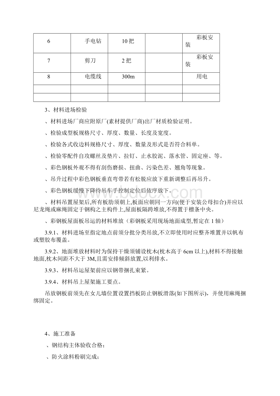 彩钢瓦安装施工方案 1.docx_第2页