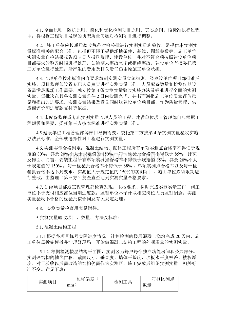 实测实量检查验收标准Word文档格式.docx_第2页