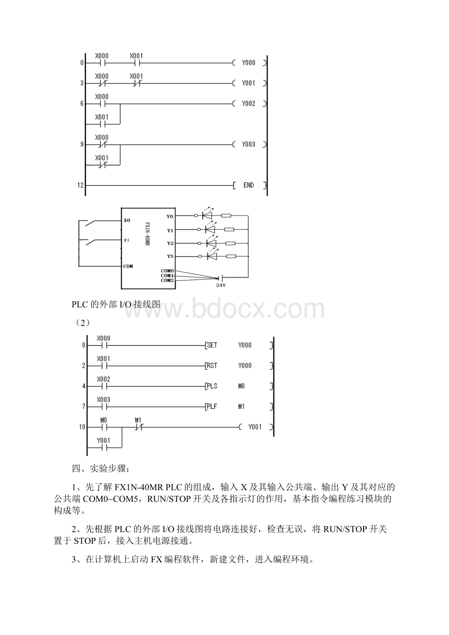 可编程逻辑控制PLC实验大全.docx_第2页