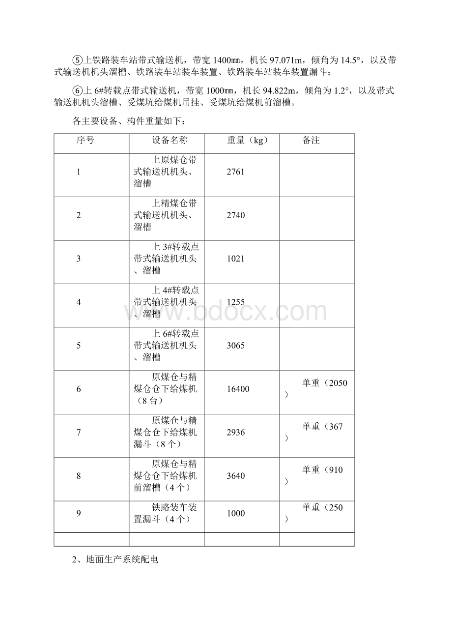 孔庄矿改扩建地面生产系统设备安装工程施工组织设计.docx_第3页