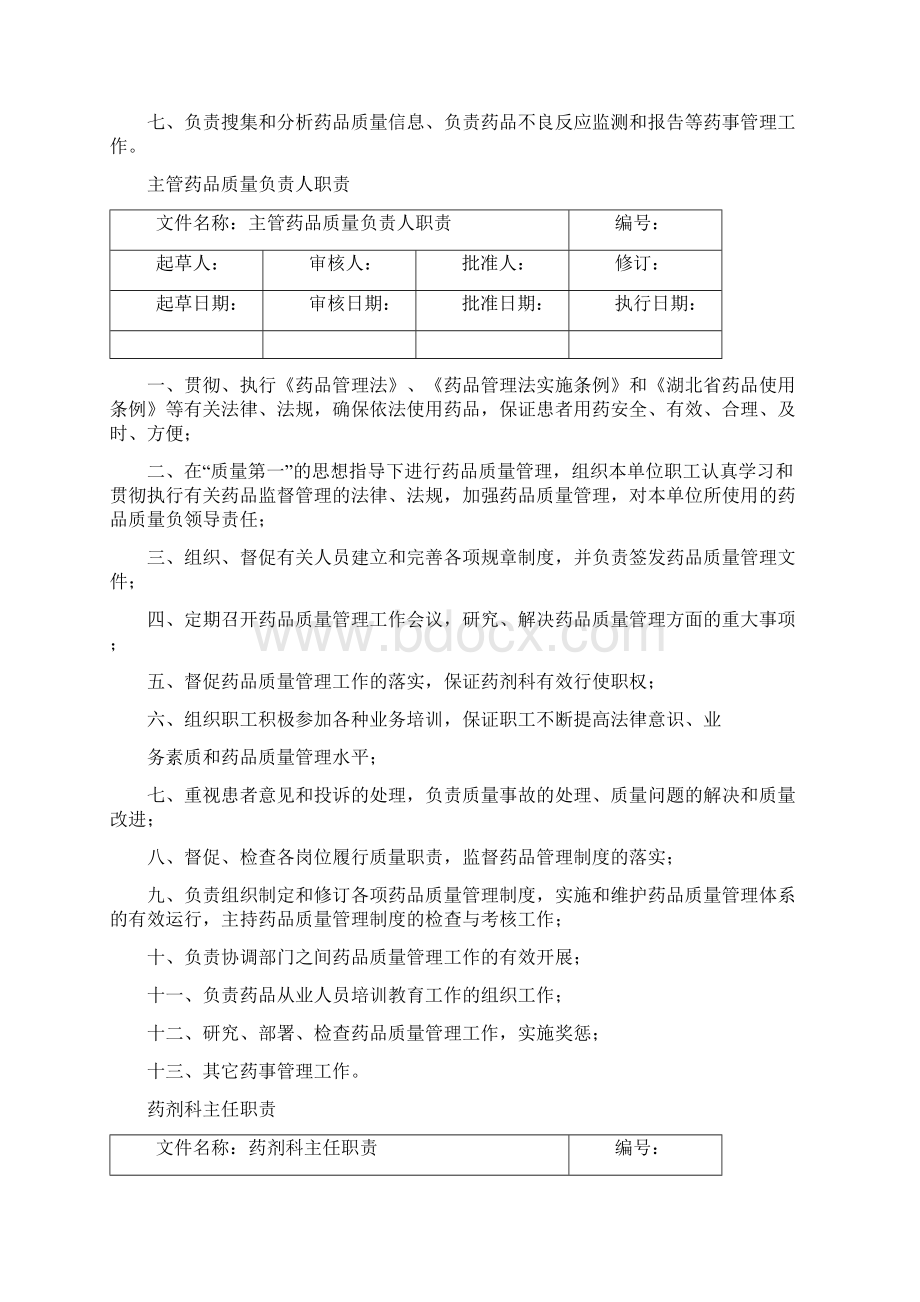 最新药品质量管理制度医院资料.docx_第2页