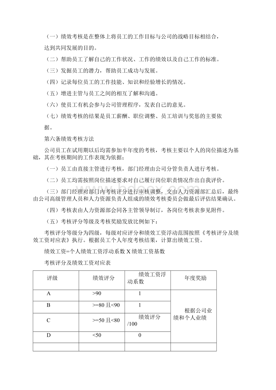 员工薪酬和绩效考核制度.docx_第3页