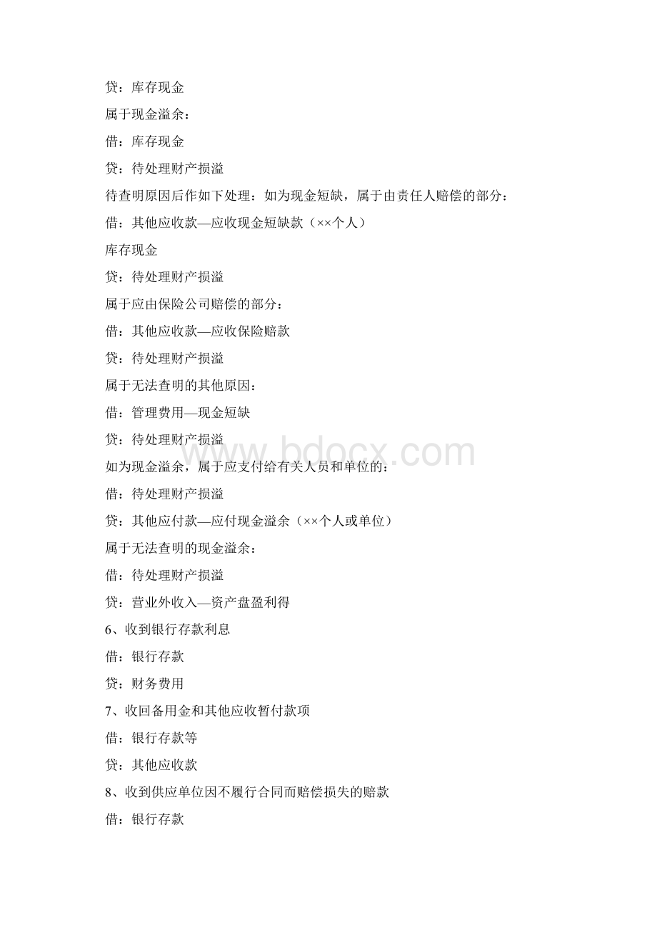 最新最新会计准则分录大全Word格式.docx_第2页