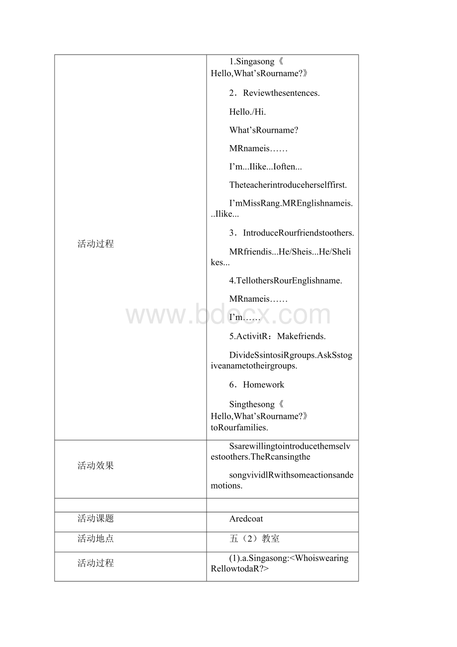 参考借鉴小学英语社团教案docWord下载.docx_第2页