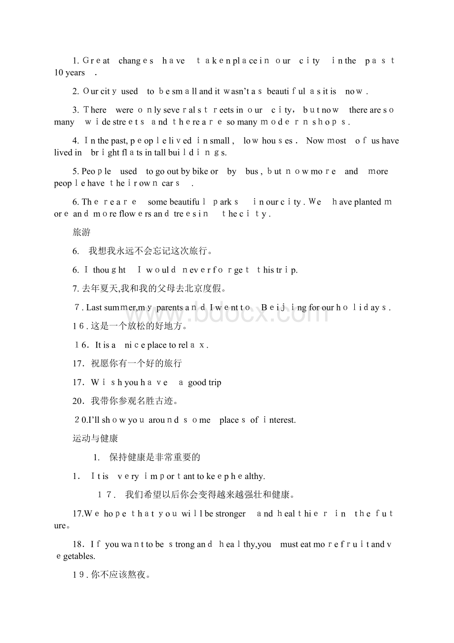 初中常用经典好用英语作文句子.docx_第2页