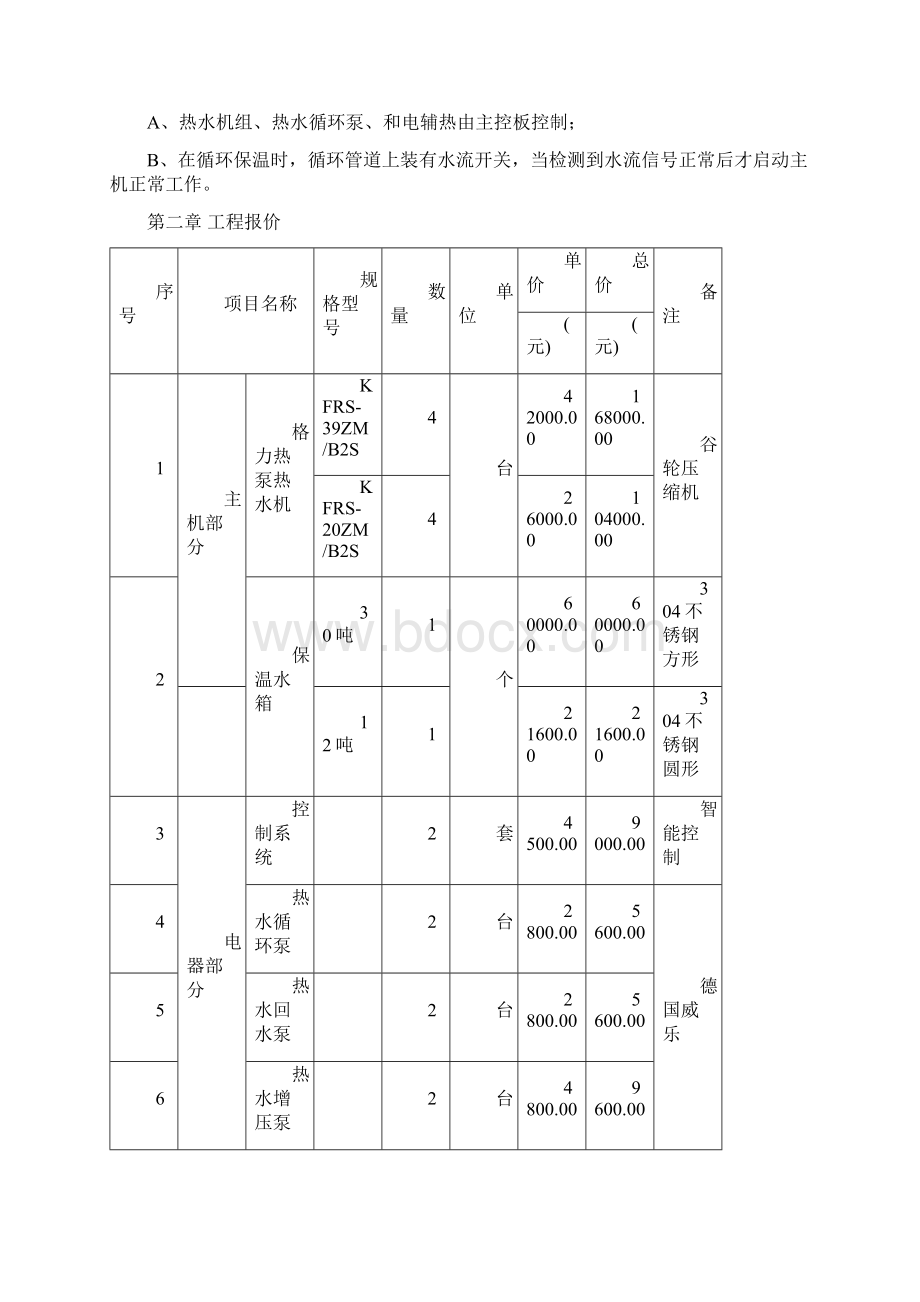 空气能热泵机组工程方案书Word格式文档下载.docx_第3页