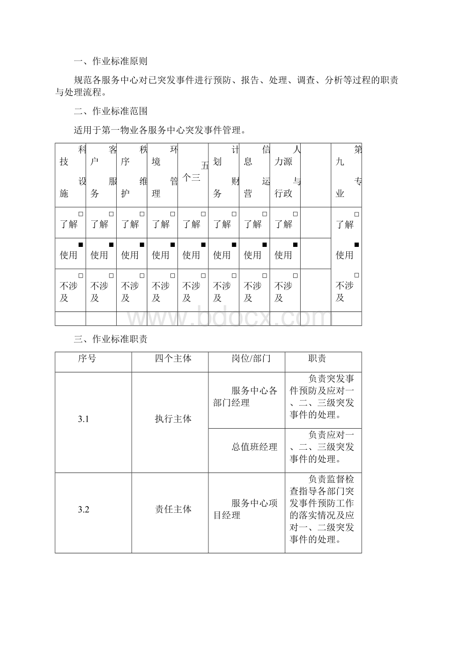 突发事件处理作业标准Word文件下载.docx_第3页