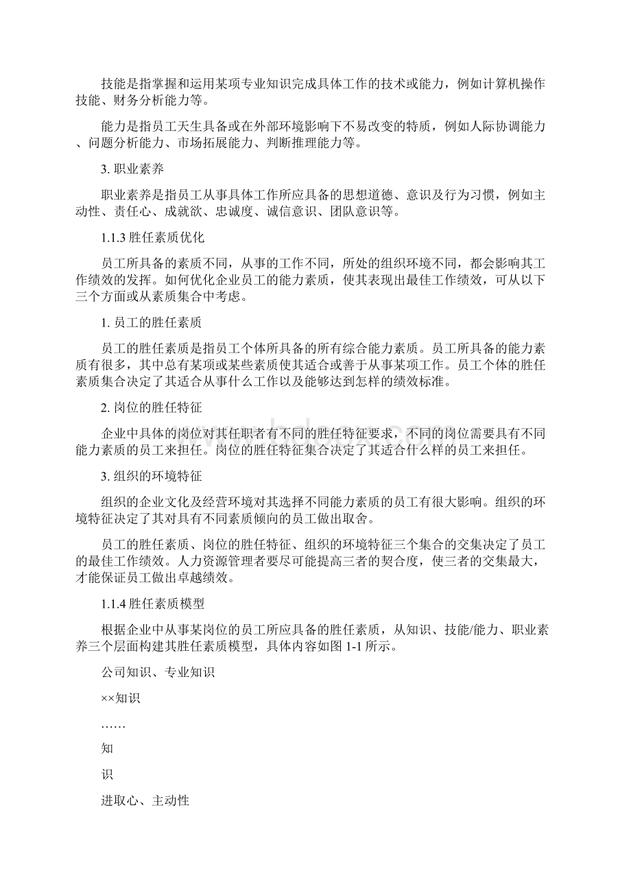 员工胜任素质模型全案弗布克人力资源管理操作实务系列word精品文档95页.docx_第2页