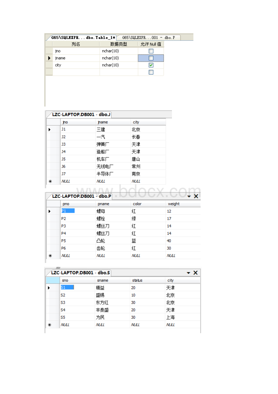 数据库原理实验一数据库和表的创建与管理.docx_第2页