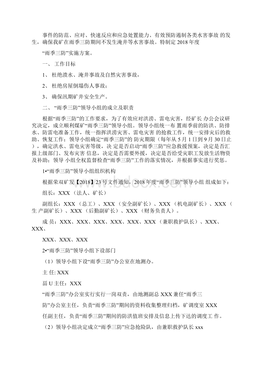 煤矿雨季三防实施方案.docx_第2页